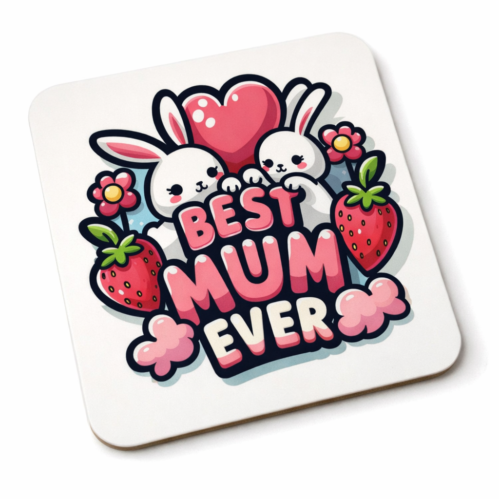Best Mum Ever Cup Coaster