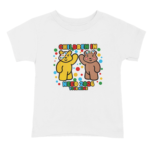 Children in Need Blush & Pudsey T-Shirt