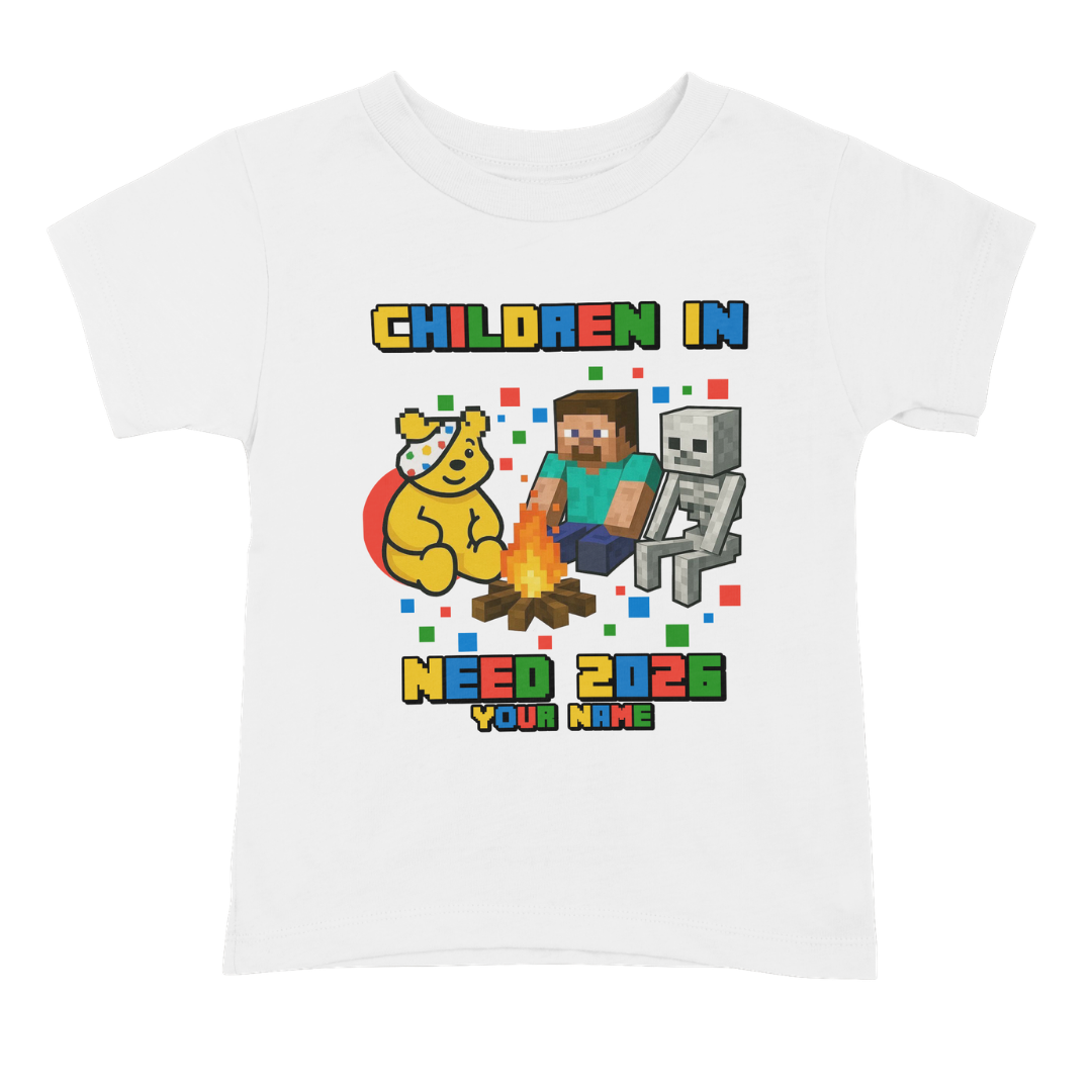 Children in Need Minecraft T-Shirt