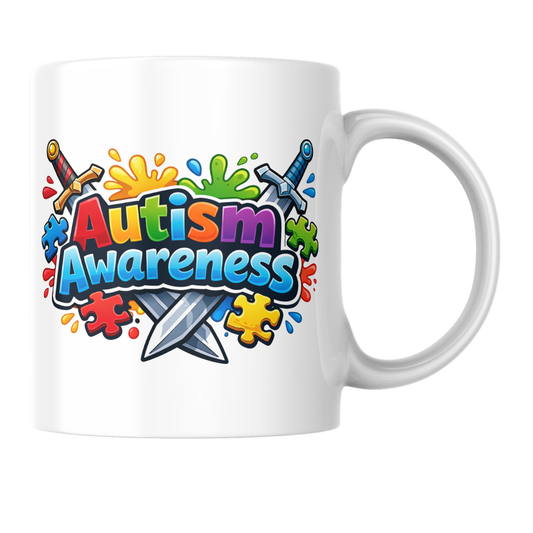 Autism Awareness Warrior Coffee Mug