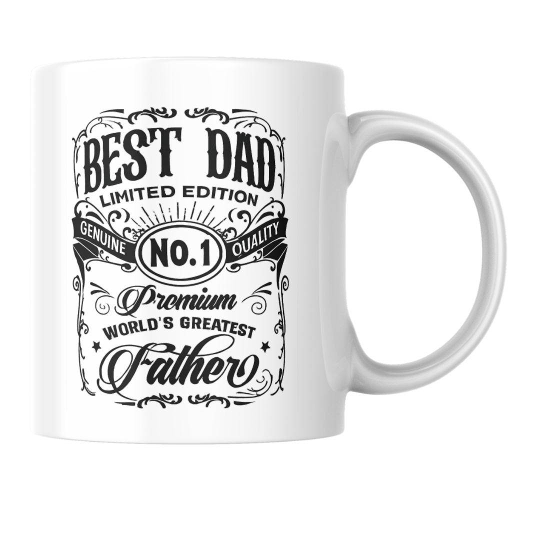 Best Dad Limited Edition Fathers Day Coffee Mug
