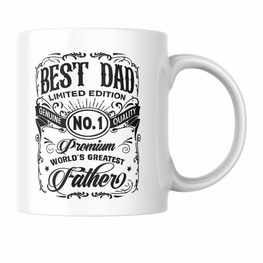 Best Dad Limited Edition Fathers Day Coffee Mug