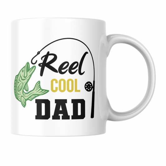Reel Cool Dad Fathers Day Coffee Mug