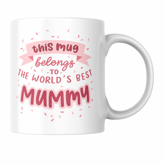 “Worlds Best Mummy” Mothers Day Coffee Mug