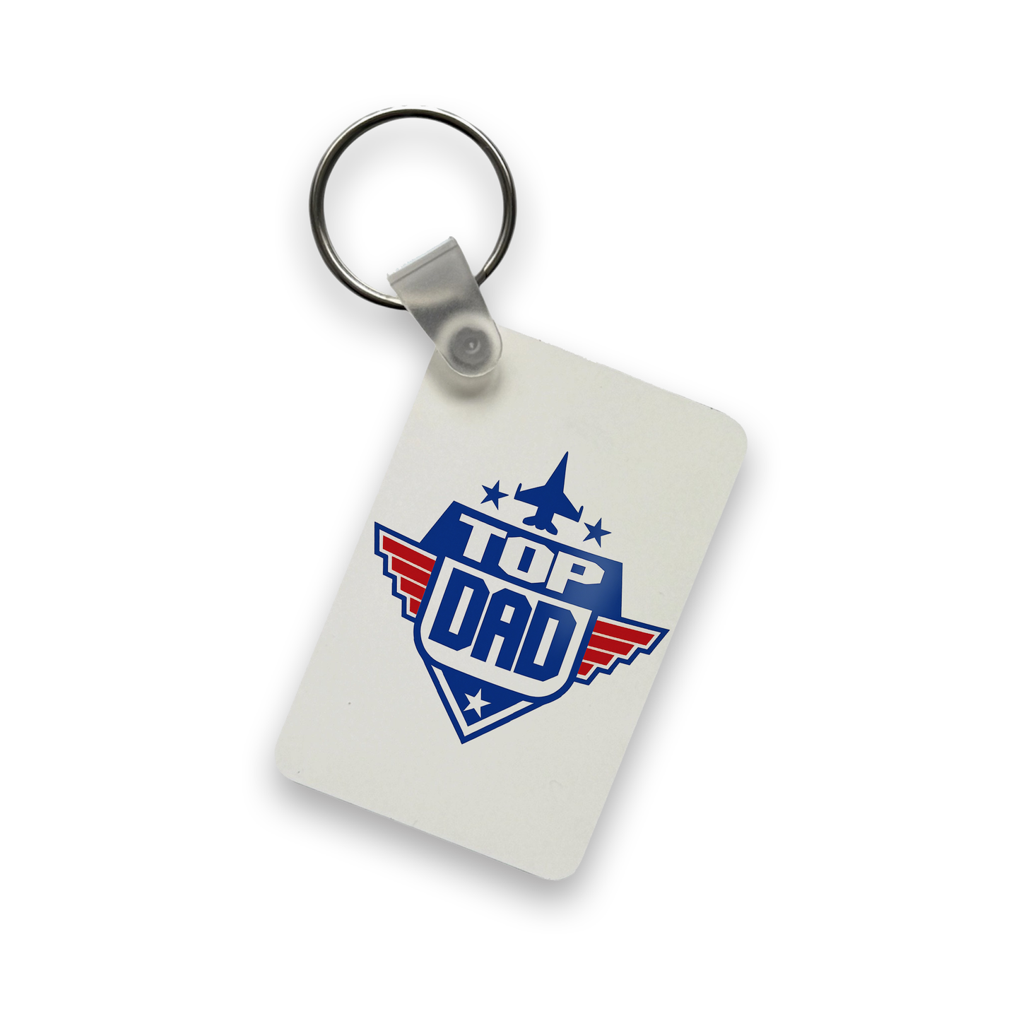 “Top Dad” MDF Key Chain