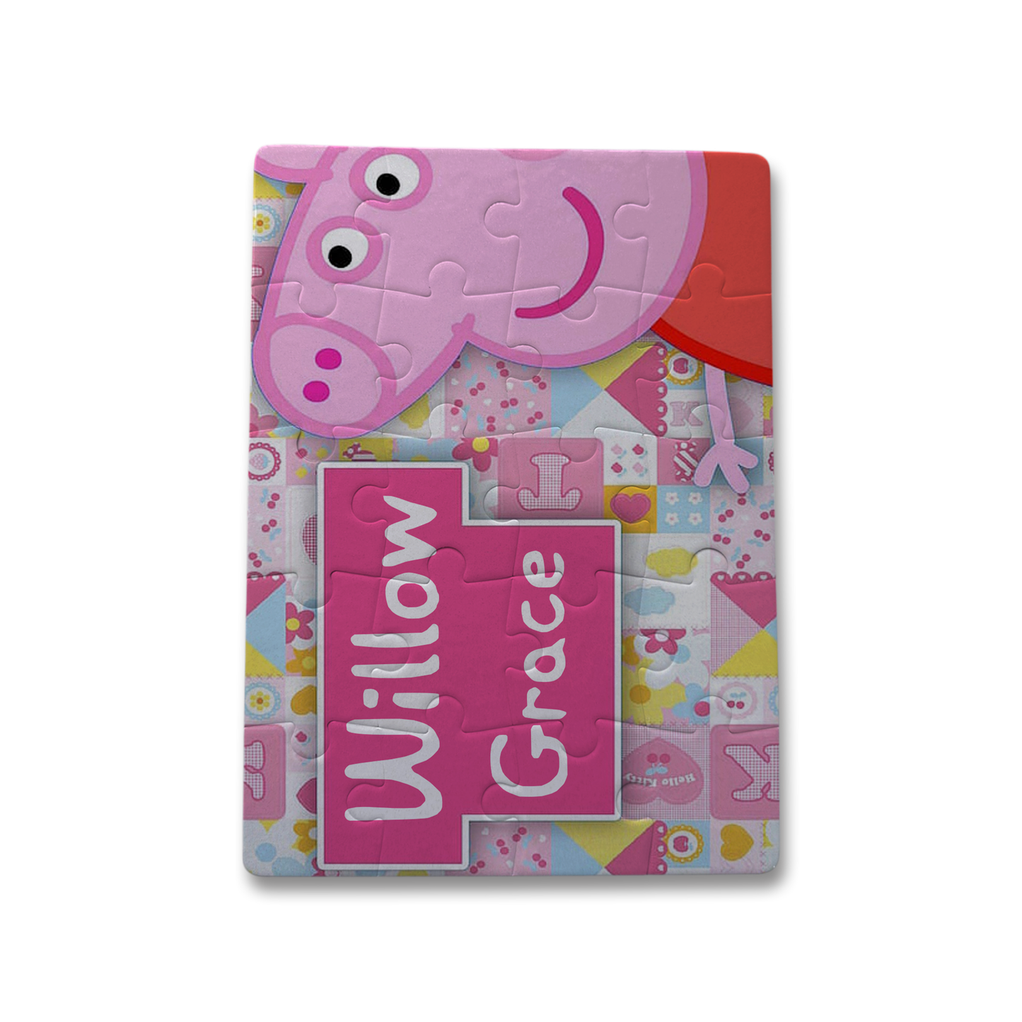 Personalised Peppa Puzzle - Add your name