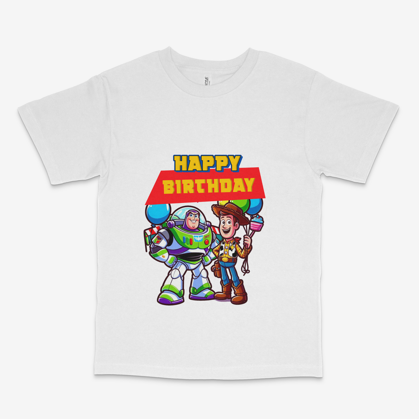 Buzz and Woody Toy Story Birthday T-Shirt