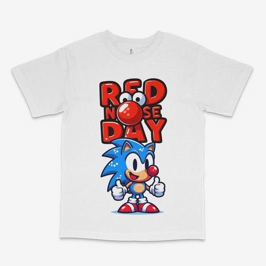 Sonic The Hedgehog Red Nose Day T-Shirt