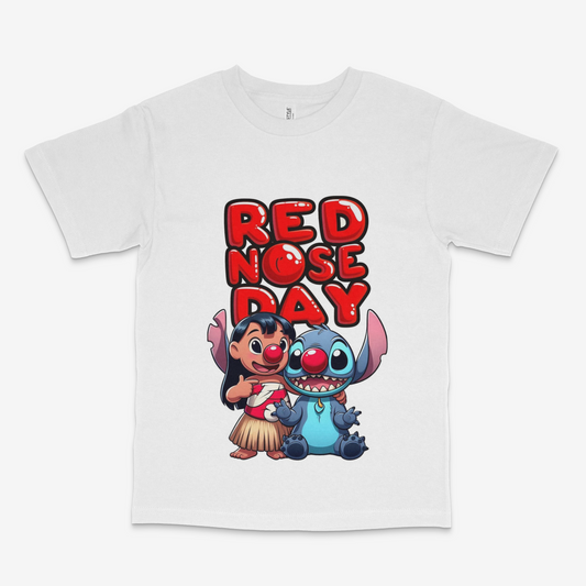 Lilo and Stitch Red Nose Day T-Shirt