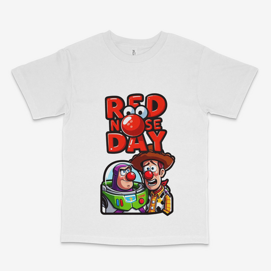 Buzz and Woody Toy Story Red Nose Day T-Shirt