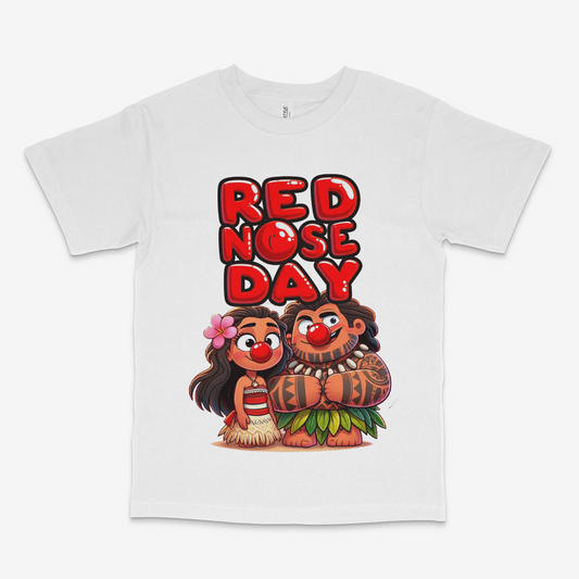 Moana and Maui Red Nose Day T-Shirt