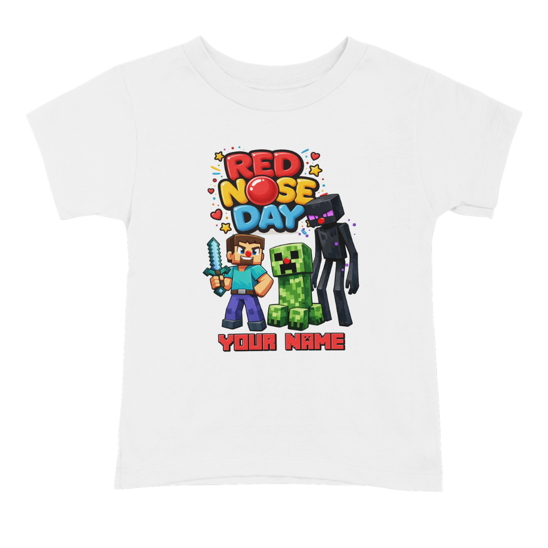 Minecraft Red Nose Day T-Shirt