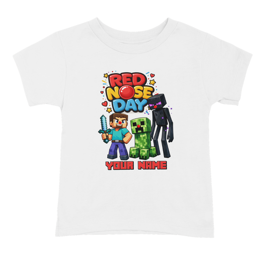 Minecraft Red Nose Day T-Shirt